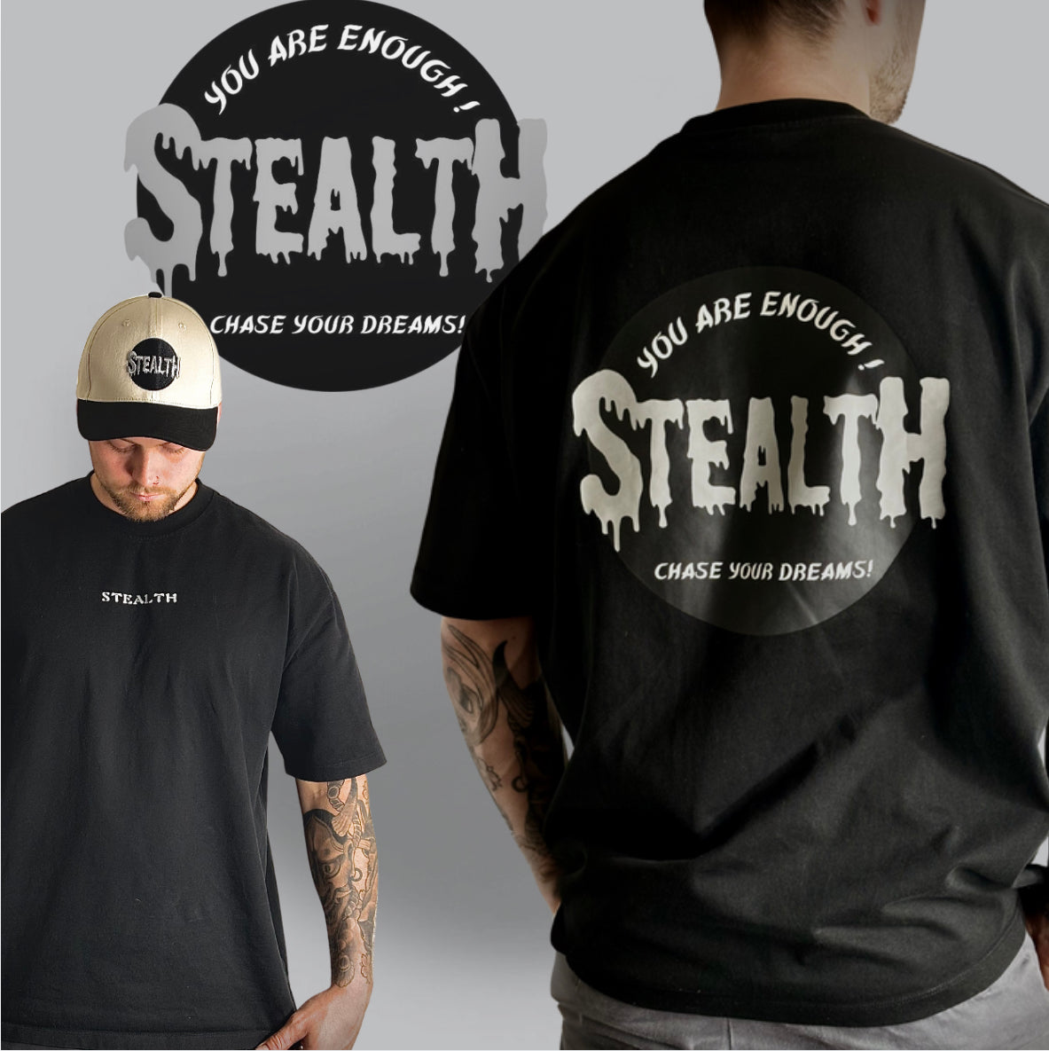 STEALTH DRIP T (over sized)